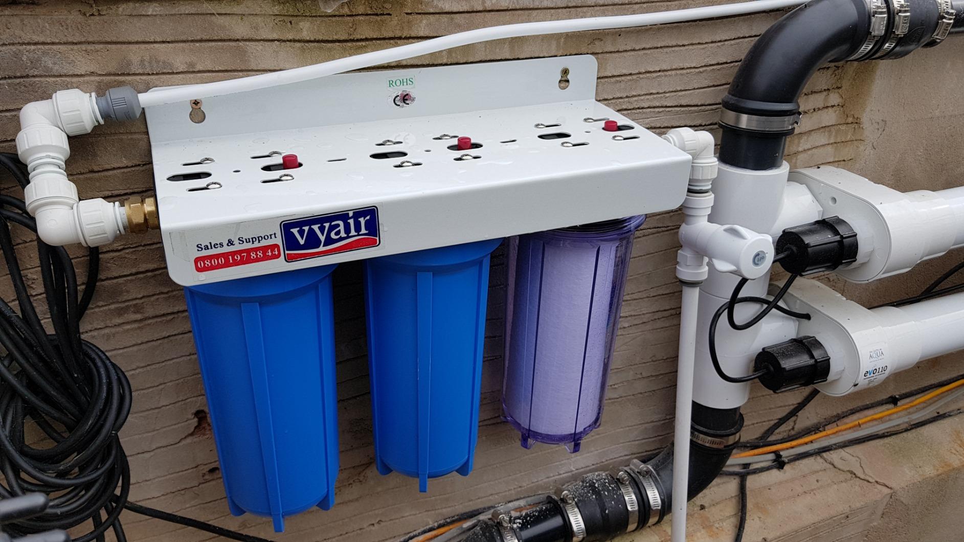 VYAIR Koi Carp, Tropical Fish, Garden Pond Tap Water Filter 3Stage