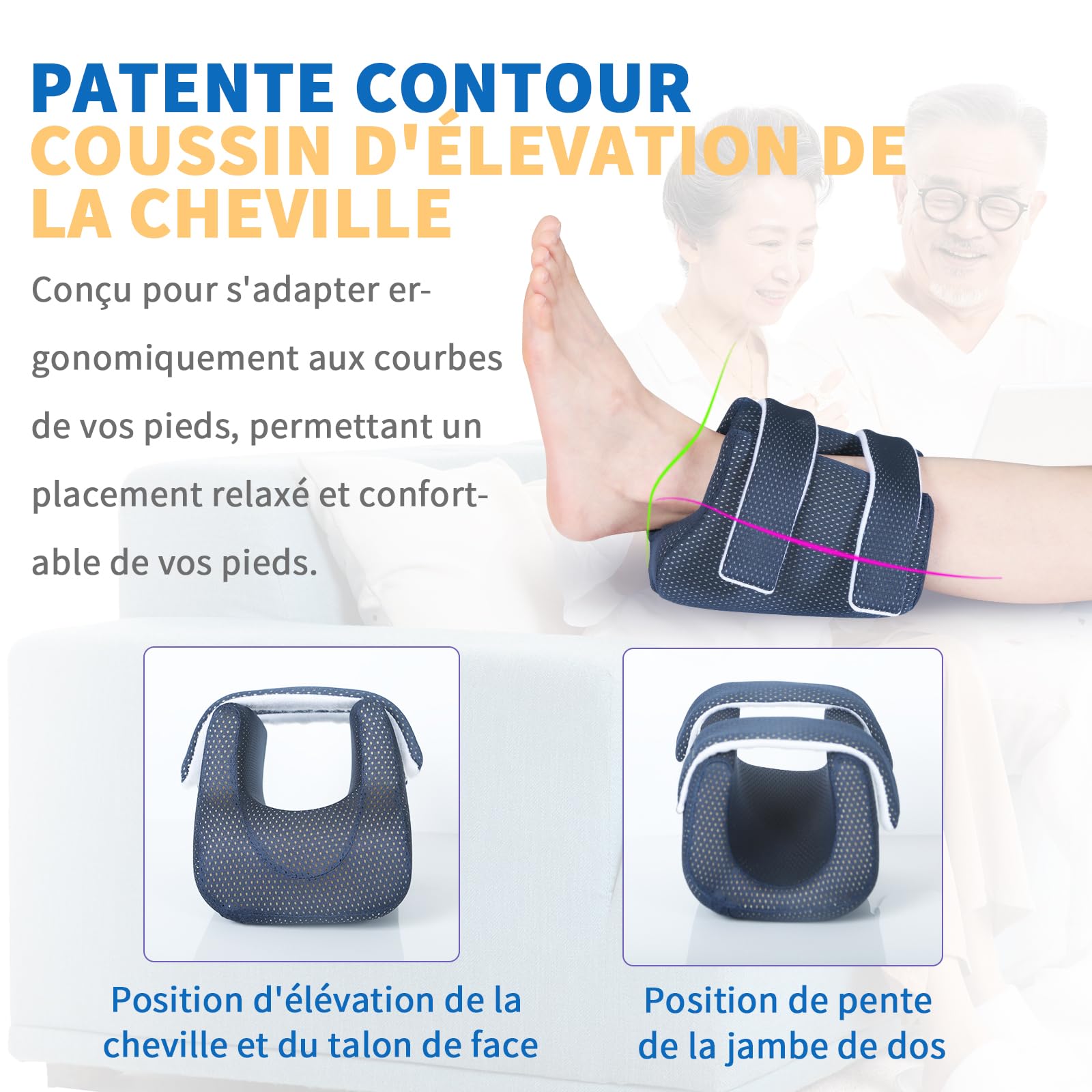 Paralacco 3D per scarpe da ginnastica, cuscino di sollevamento della caviglia, cuscino di supporto del piede per scarpe da ginnastica, cuscini per tacco per alleviare il dolore al tallone, set