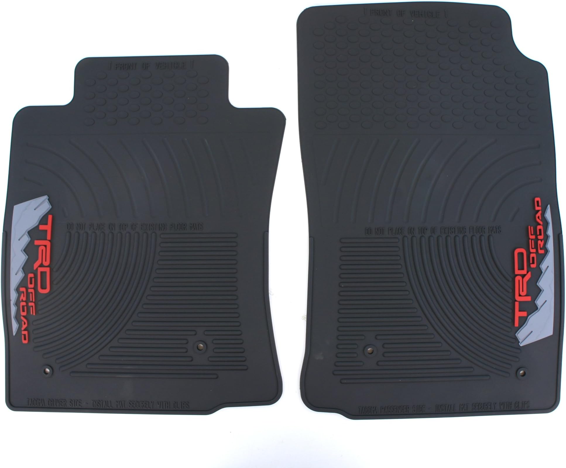 Toyota 2024 Grand Highlander All Weather Rubber Floor Mats Genuine OEM OE Automotive