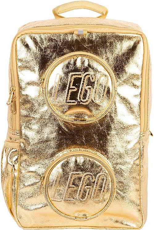 LEGO Brick Backpack - Gold Fashion Backpack, Gold
