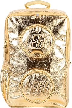 LEGO Brick Backpack - Gold Fashion Backpack, Gold