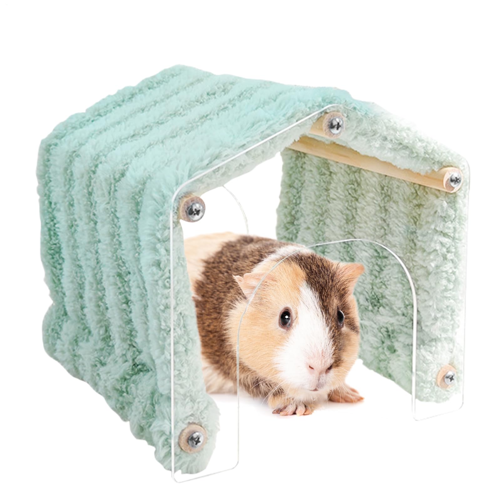 Cachette pour petit animal nid en peluche douillette pour lapin nain