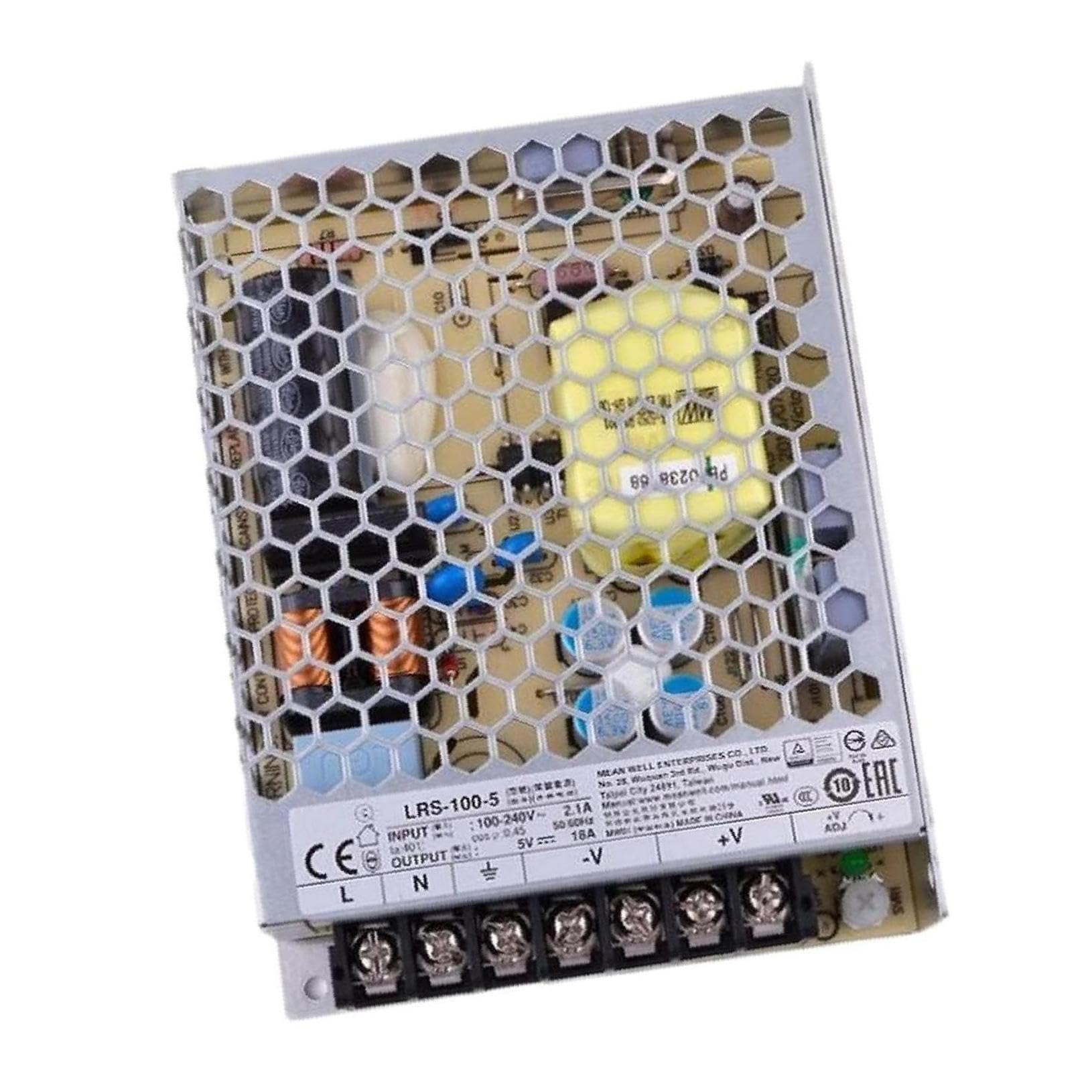 MEANWELL Switching Power Supplies 90W 5V 18A, LRS-100-5