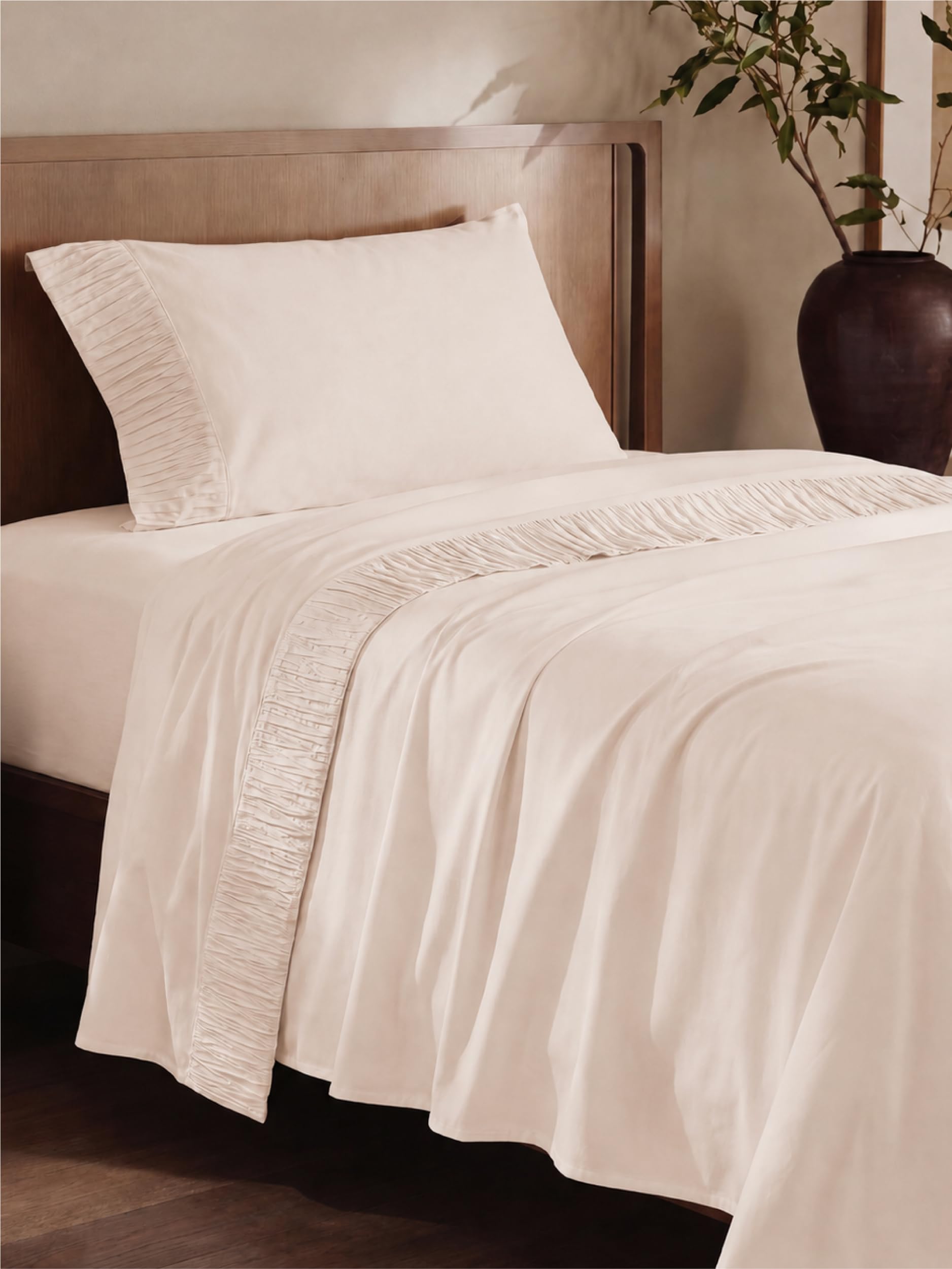 Bedsure Twin XL Sheets Dorm Bedding - 3 Pieces Soft Extra Long Twin Sheets