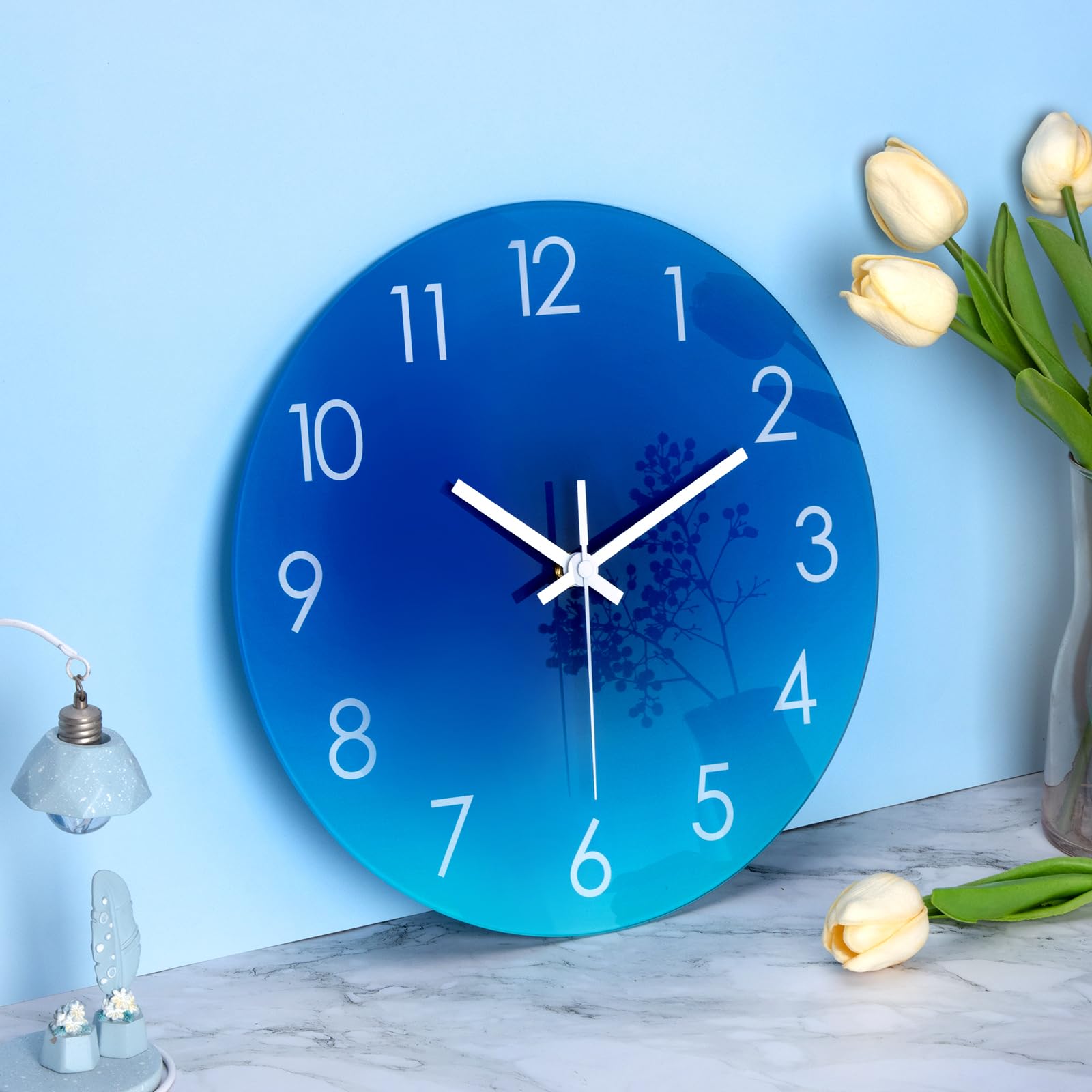 Horloge Murale 30Cm En Mdf Pendule Murale Design Moderne Avec Movement