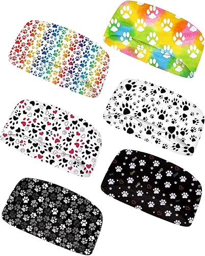 Miniatura 32 de Forchrinse Girasol con texto impreso, 6 piezas, diadema deportiva para sudar suave y elástica, bandas para el cabello, unisex, para deportes al aire