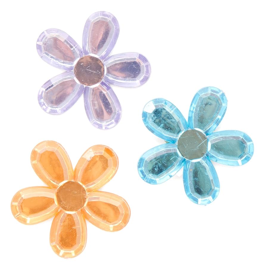 アクリルストーン　まとめ売り Amazon.co.jp: シール付き フラワー・アクリルラインストーン