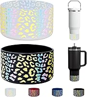 Vista 11 de WK IEASON 2 Piezas Protector de Base Boot para Vaso Stanley Quencher Adventure 40oz y Stanley IceFlow 20oz 30oz, Stealth Landing-2.83 pulgadas