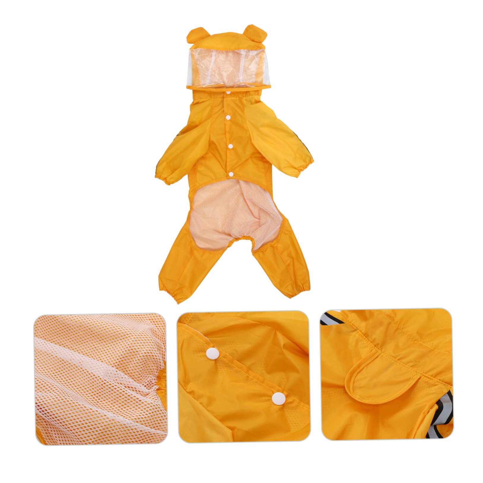Manteaux imperméables pour Chiens, imperméables pour Chiens, 3 pièces, imperméables pour Animaux de Compagnie, Tissu réfléchissant pour Petits Chiens