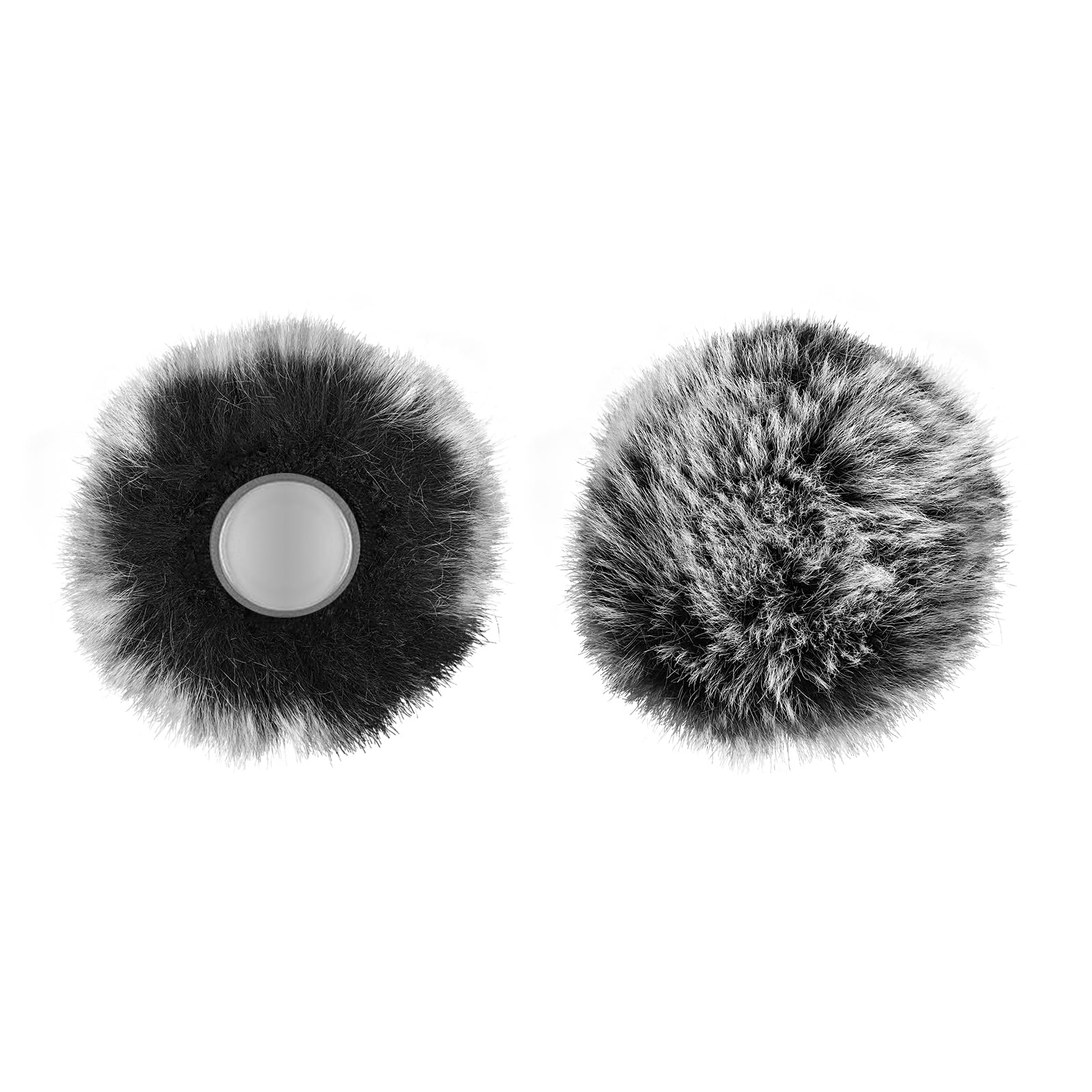 GEEKRIA for Creators Furry Windscreen Compatible with BOYA Omic Wireless Mic, Mic DeadCat Wind Cover Muff