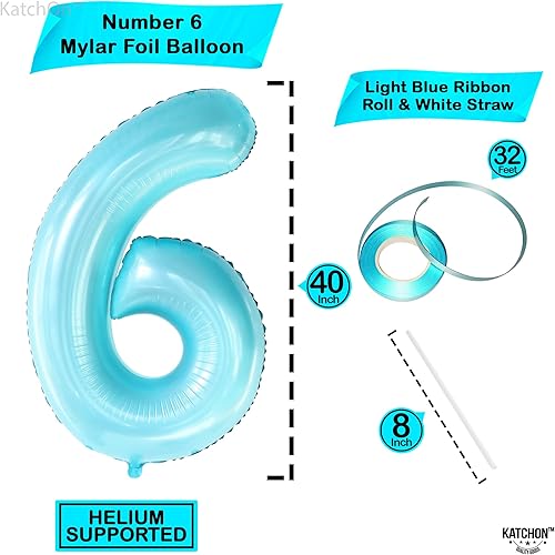 Miniatura 210 de KatchOn, Globo dorado gigante del número 8 de 40 pulgadas, globo dorado del número 8 para decoraciones de cumpleaños de 8 años para niñas