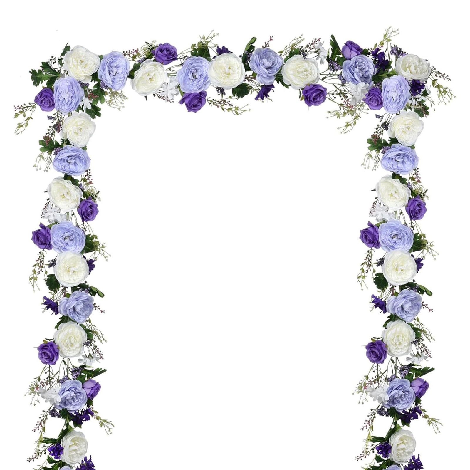 SXRQ Artificial Rose Arrangements Garland for Wedding Welcome Board or Ceremony Archway Ornament Artificial Rose Archway Decoration