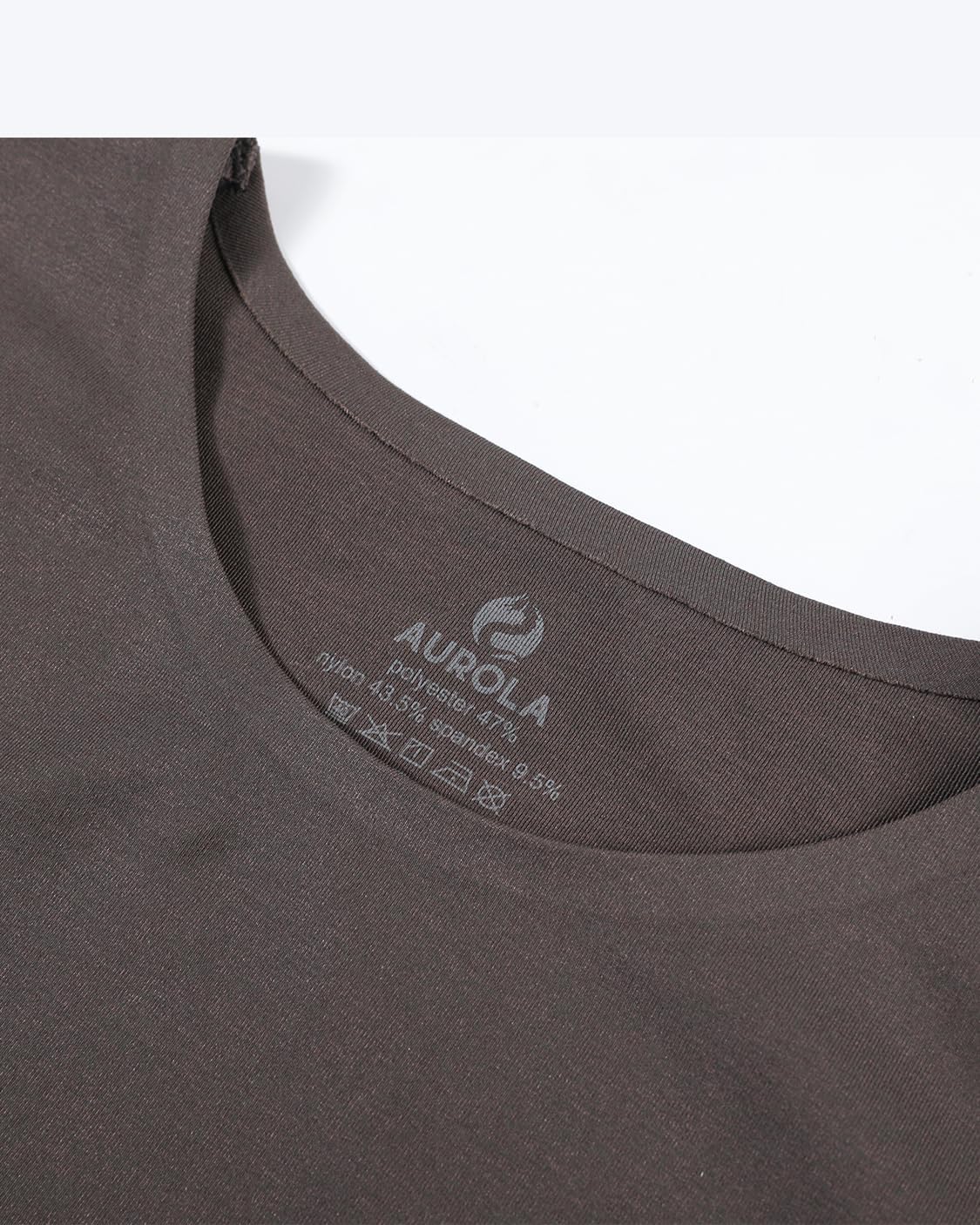 AUROLA Essentials Seamless Short Sleeve Crop Top for Women Workout Active Comfort Athletic Shirts Tee - Image 6