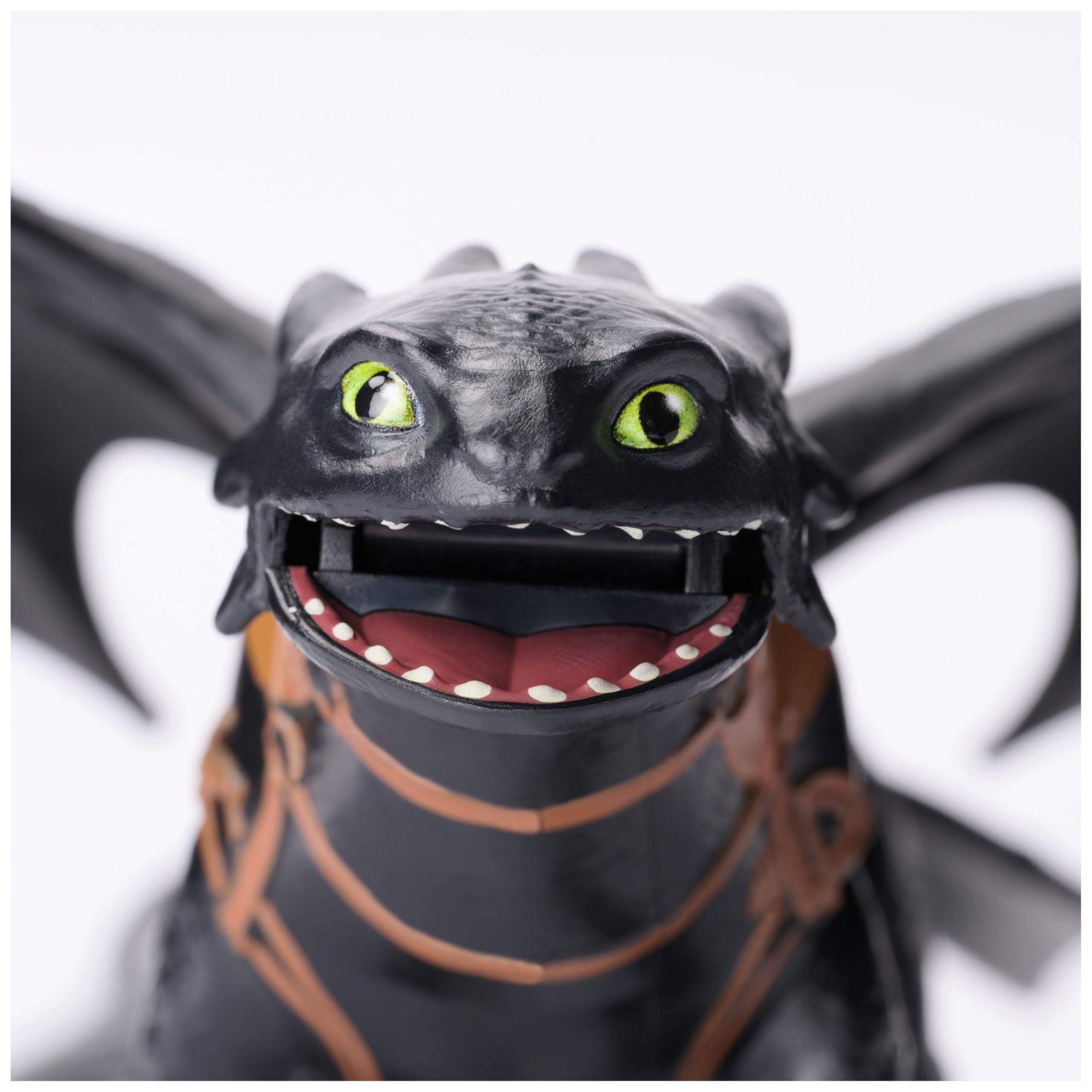Dreamworks Dragons - Figurine Dragon Krokmou + Viking Harold - Figurine Articulée Krokmou 25 Cm Et Son Dresseur 10 Cm - Cadeau Enfant - Jouet Enfant 4 Ans Et + Inspiré Du Film How To Train Your Dragon