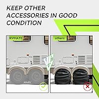 Vista 25 de RVMATE Fundas para neumáticos de caravana, cubierta de rueda de doble eje (paquete de 2) se adapta a neumáticos de 27 a 30 pulgadas de diámetro