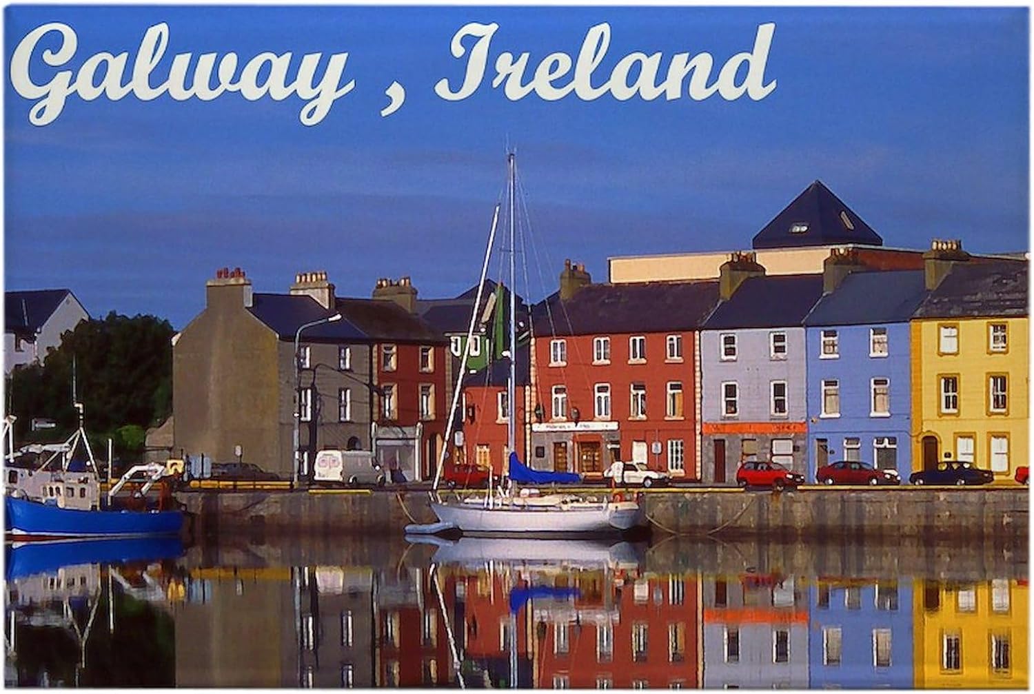 CafePress Galway Ireland Rectangle Magnet, 3"x2" Refrigerator Magnet