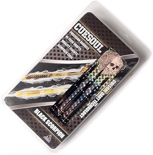 Vista 12 de CUESOUL Dragon Professioanl Dardos de punta de acero 0.88 oz/0.81 oz/0.74 oz/0.71 oz 0.74 oz-F2301