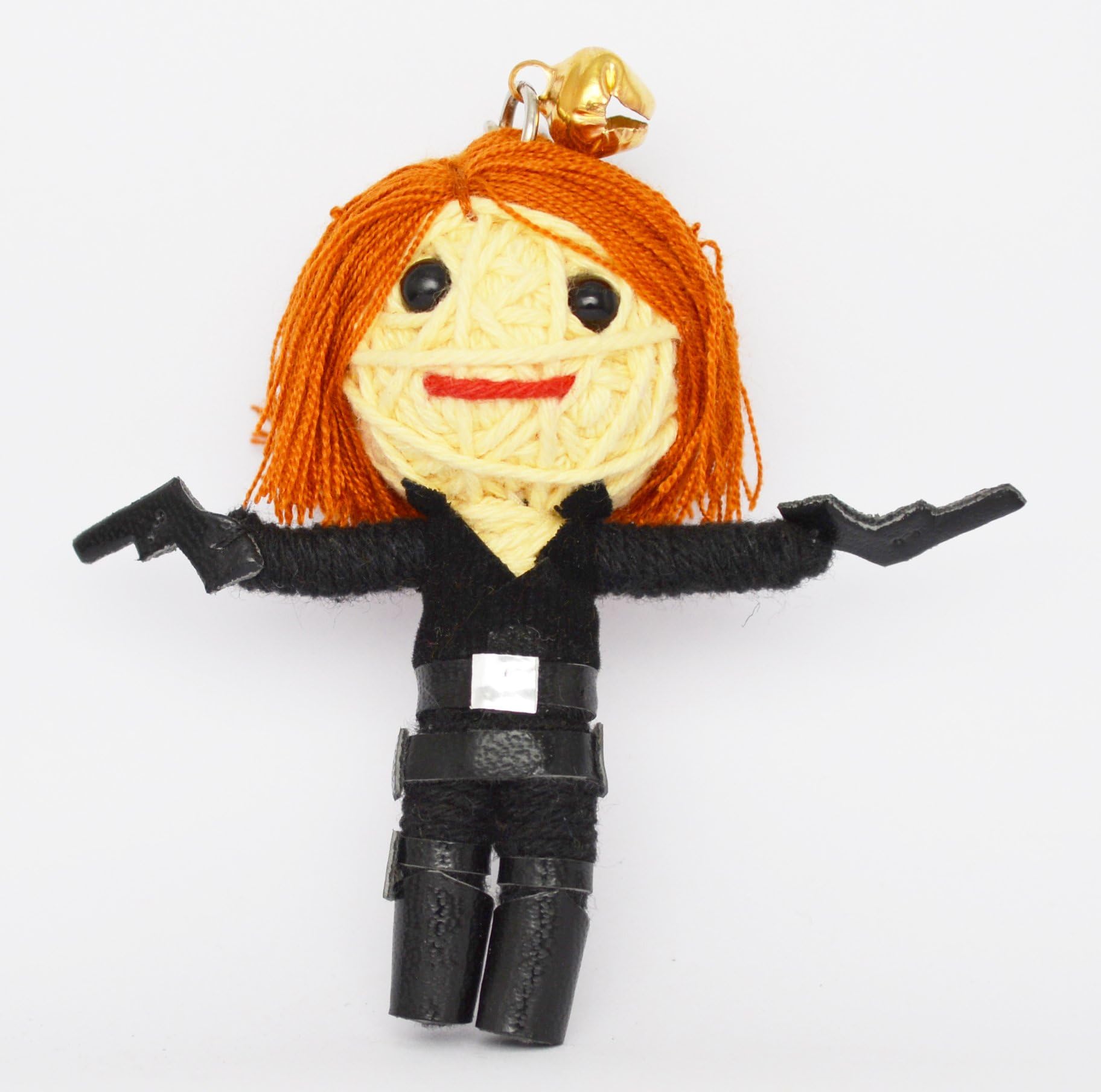 (VD059) Black Widow Avengers Assemble String Doll Voodoo Doll Keychain