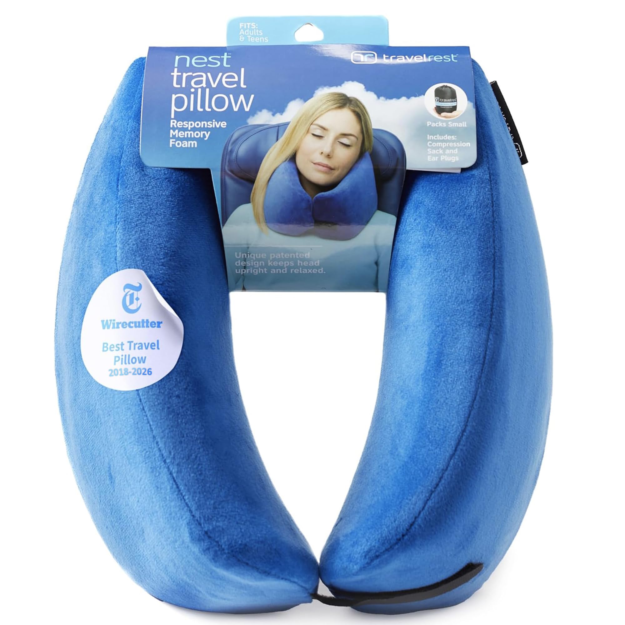 Travelrest Ultimate Memory Foam Travel Pillow