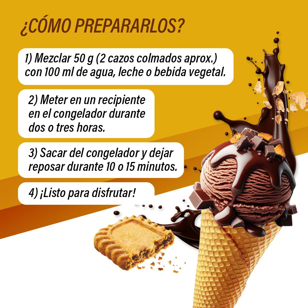 iO.GENIX PROTEIN GELATO Helado Proteico 300g Lacprodan® Alto en Proteínas Chocolate Amazónico