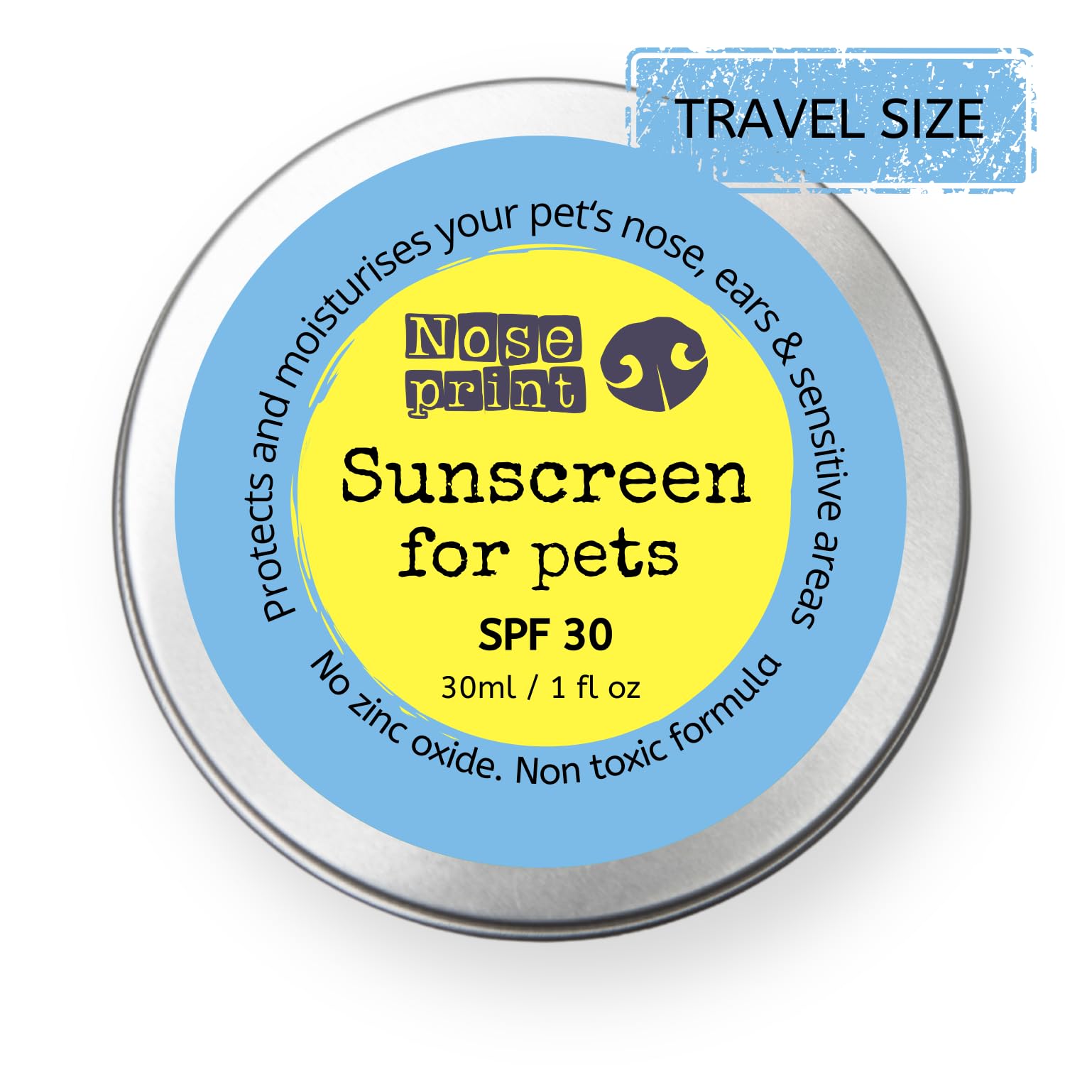 Noseprint SPF 30 Sun Protection Balm For Pets 30 ML in Tin, white, 30 ml (Pack of 1) - Image 3