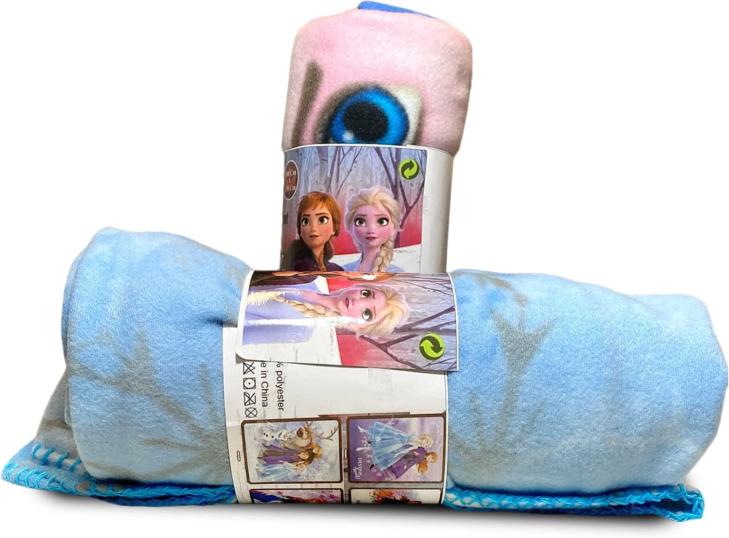 Royal Boys Girls Cozy Fleece Throw Blanket with Extra Soft Fun Design 40" x 60" (Frozen)