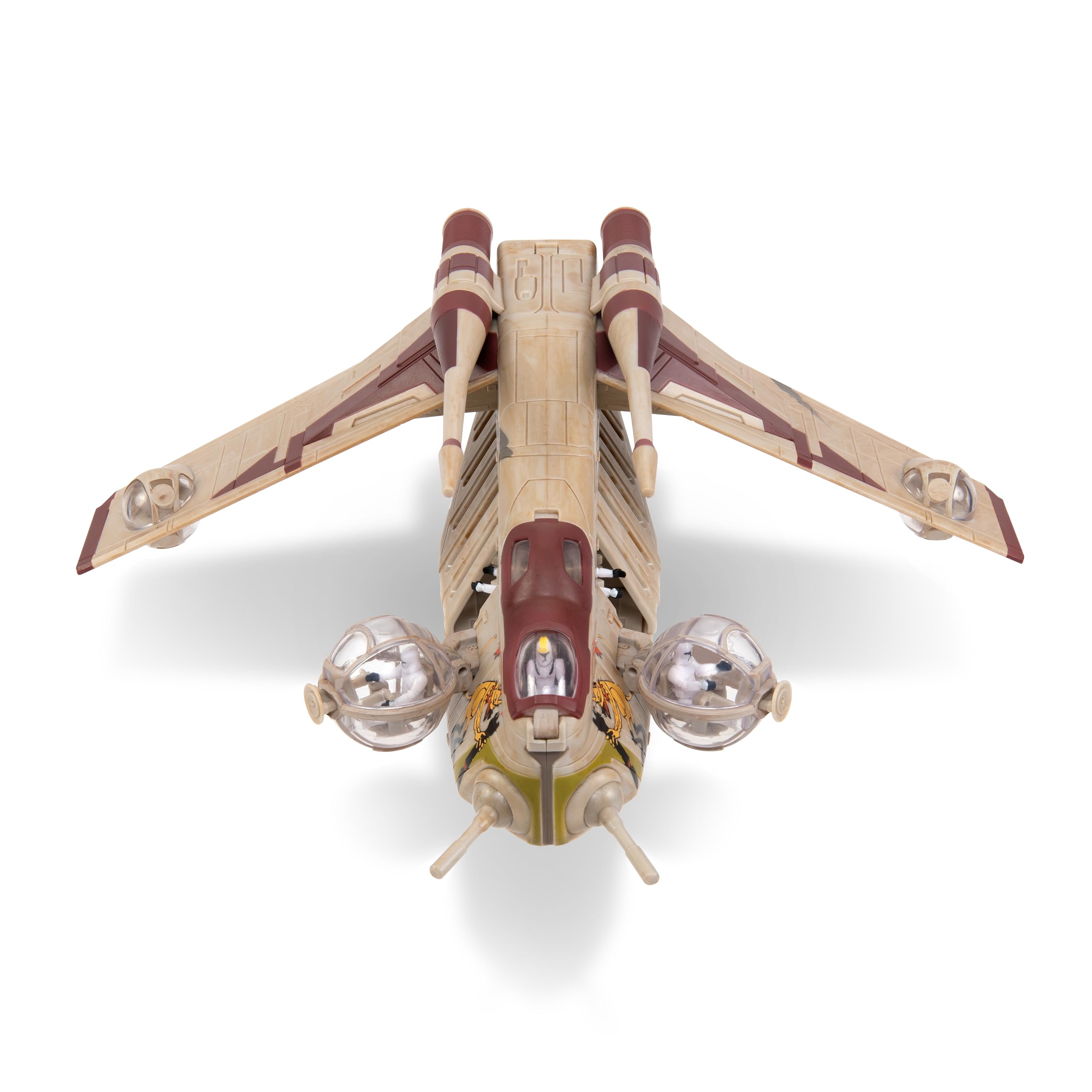 Star Wars Micro Galaxy Squadron - SWJ0100 - Grand Army of the Republic Battle Pack – 20cm großes Fahrzeug mit BARC Speeder und 5 Micro-Figuren als Zubehör