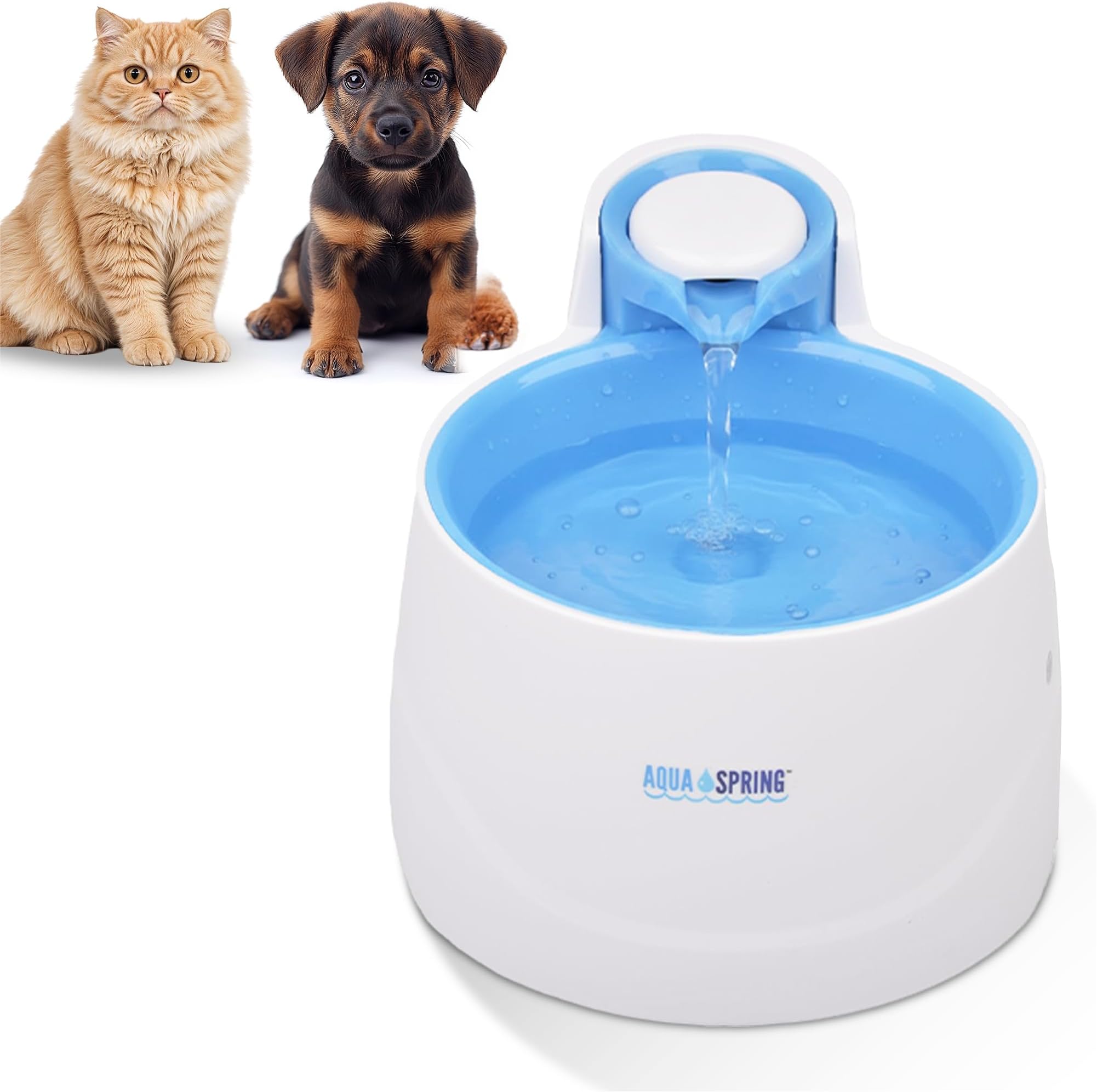 – Illuminated Pet Water Fountain, Blue