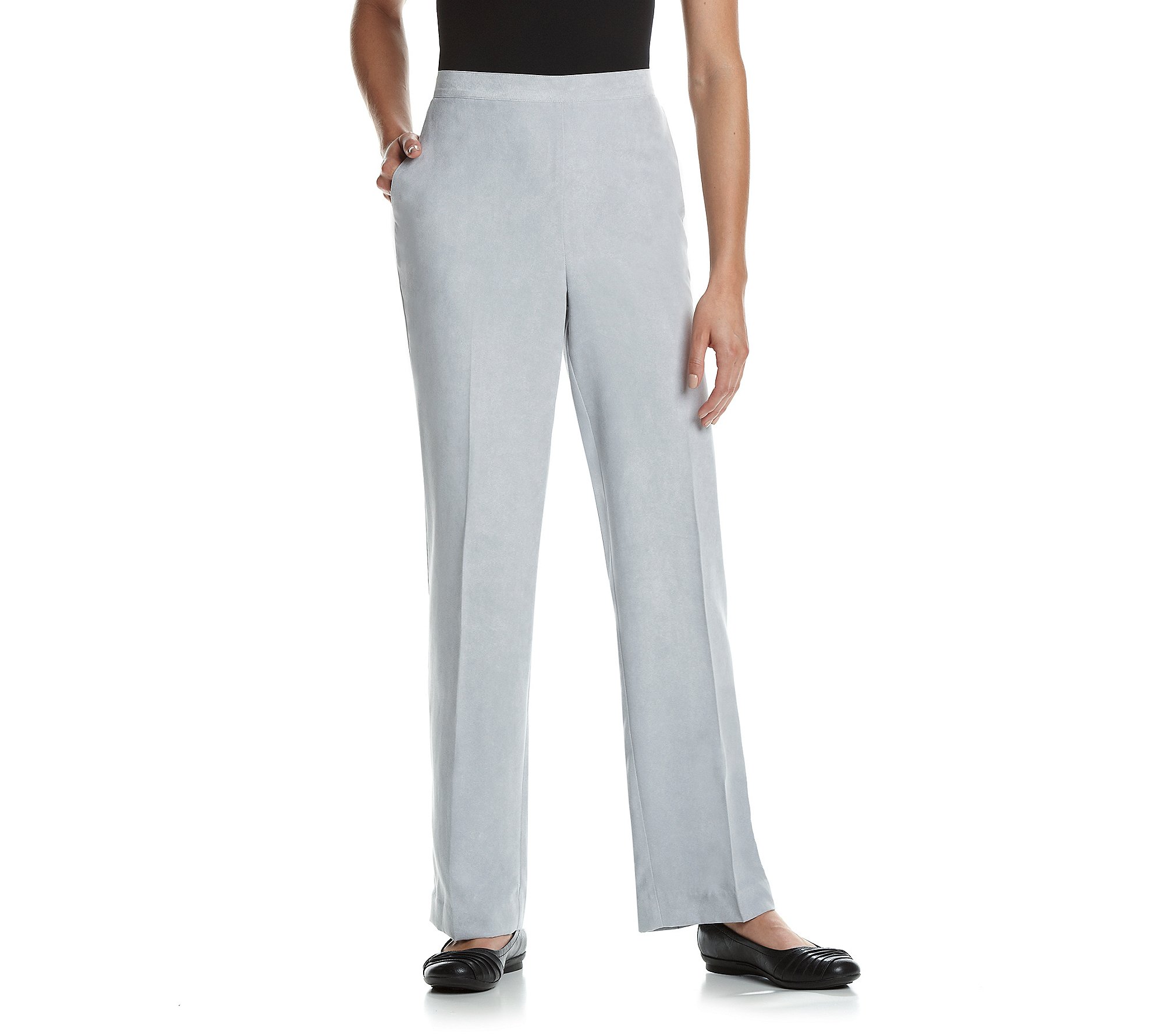 Alfred Dunner Northern Lights Solid Color Pants