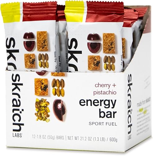 Miniatura 6 de SKRATCH LABS Energy Bar - Combustible deportivo, mantequilla de maní y chocolate, (paquete de 12) - Barra de mantequilla de nueces con granos