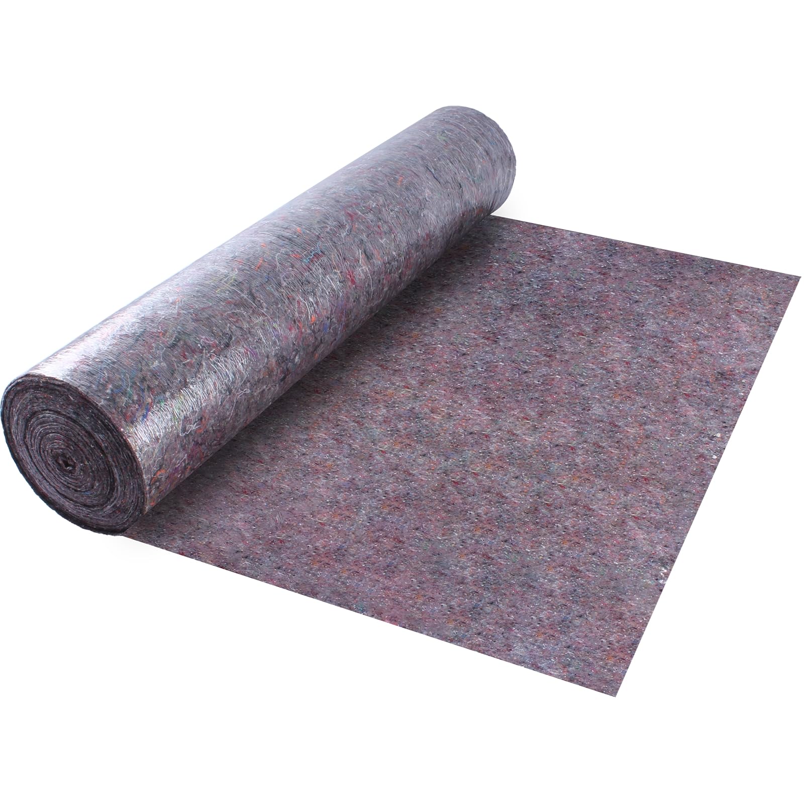 TECPO 2 rollos de vellón de pintor, 50 m, 200 g/m², revestimiento antideslizante, antifiltración, antideslizante, resistente al polvo, adecuado para renovación, cubierta, líquidos