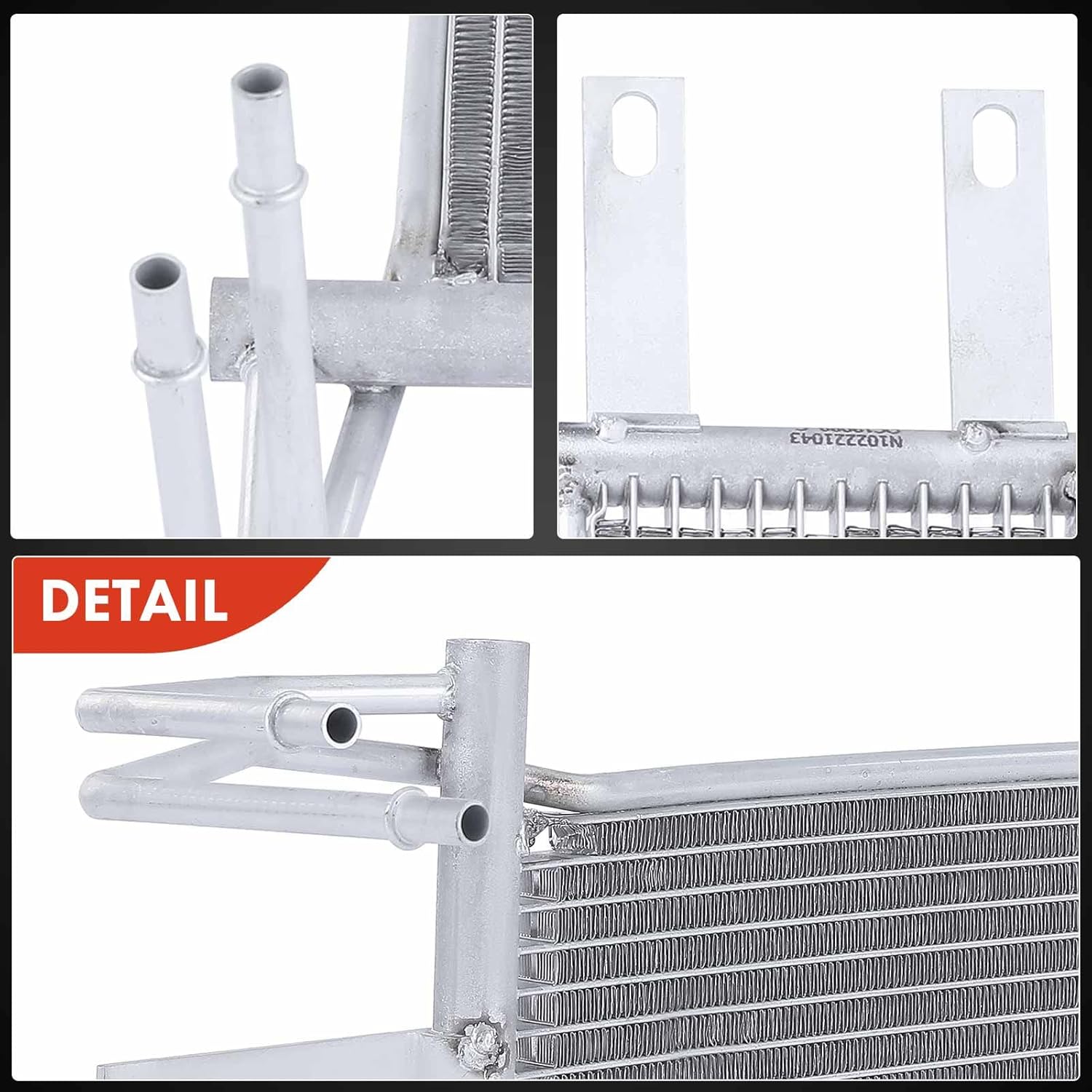A-Premium Transmission Oil Cooler Compatible with Dodge Ram 1500 2002-2008 3.7L 4.7L, Ram 1500 2003-2008 5.7L, Replace# 52028967AD