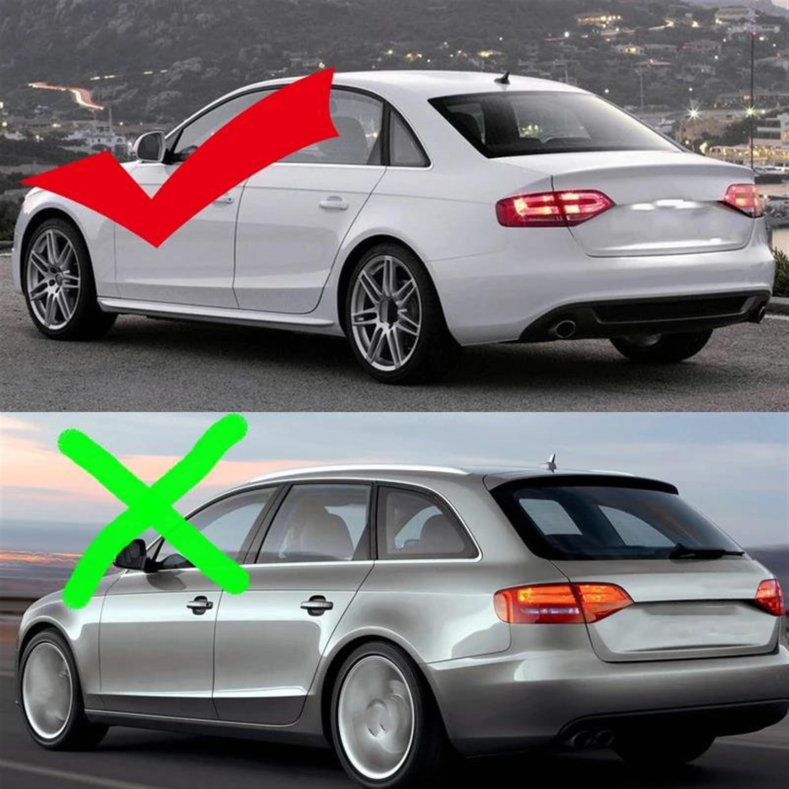 Piezas de iluminación Luz Trasera Interior para Audi A4 B8 2008-2012 Luces De Freno Y Parada Traseras Lámpara De Señal De Giro Trasera 8K5945093B Accesorios para Coche(Right)