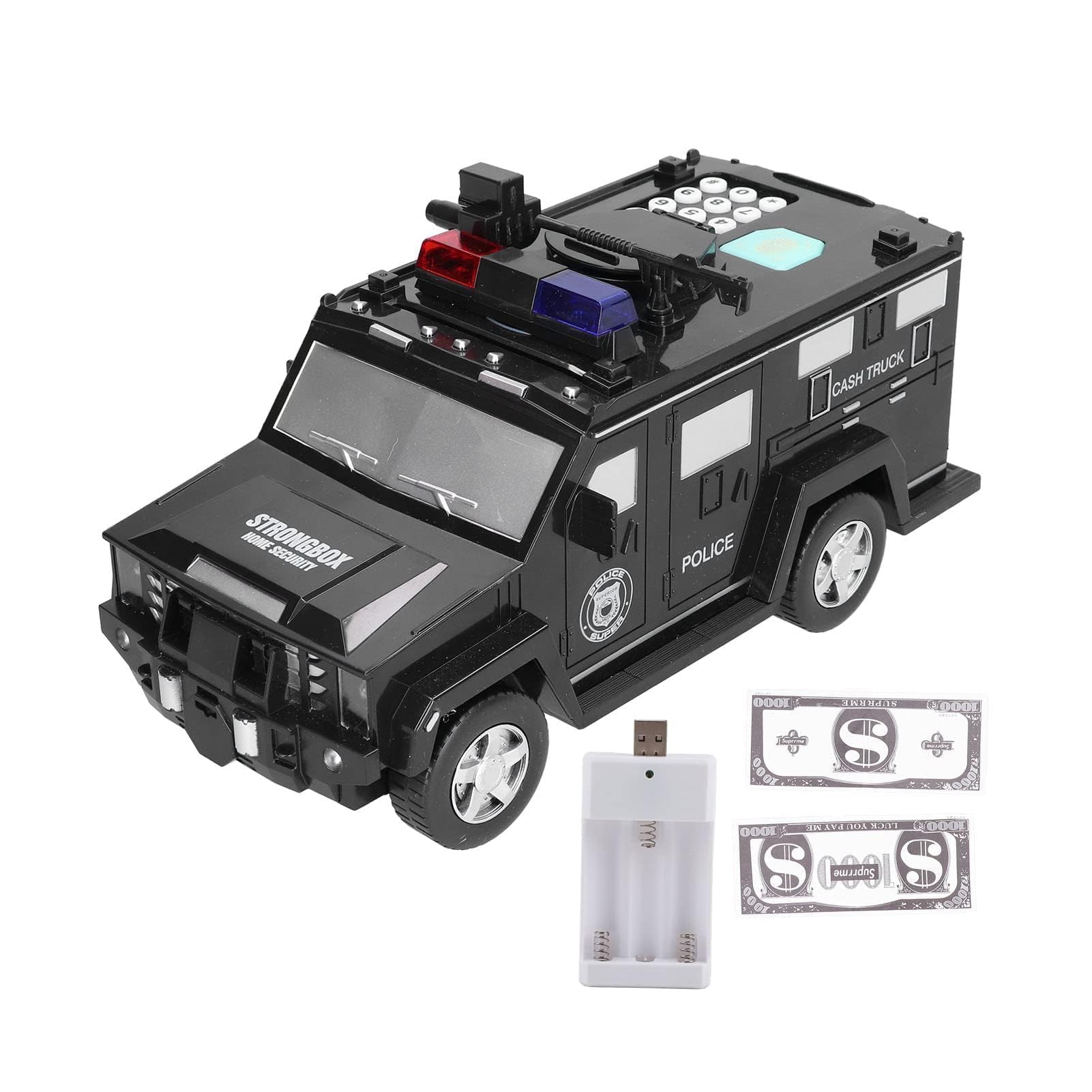 Armored Car Money Saving Box, Electronic Piggy Bank for Boys & Girls