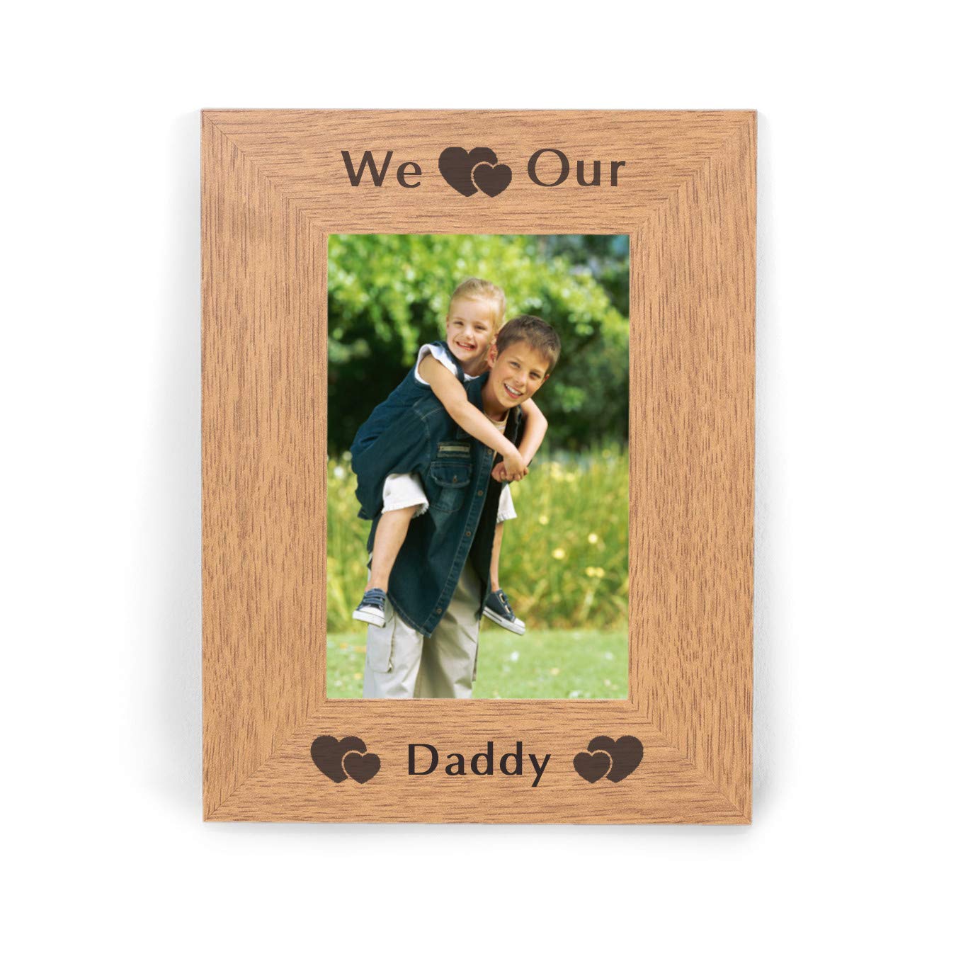 We Love Our Daddy 6x4 Photo Picture Frame Keepsake Gift From Son Daughter Children For Fathers Day Birthday Present