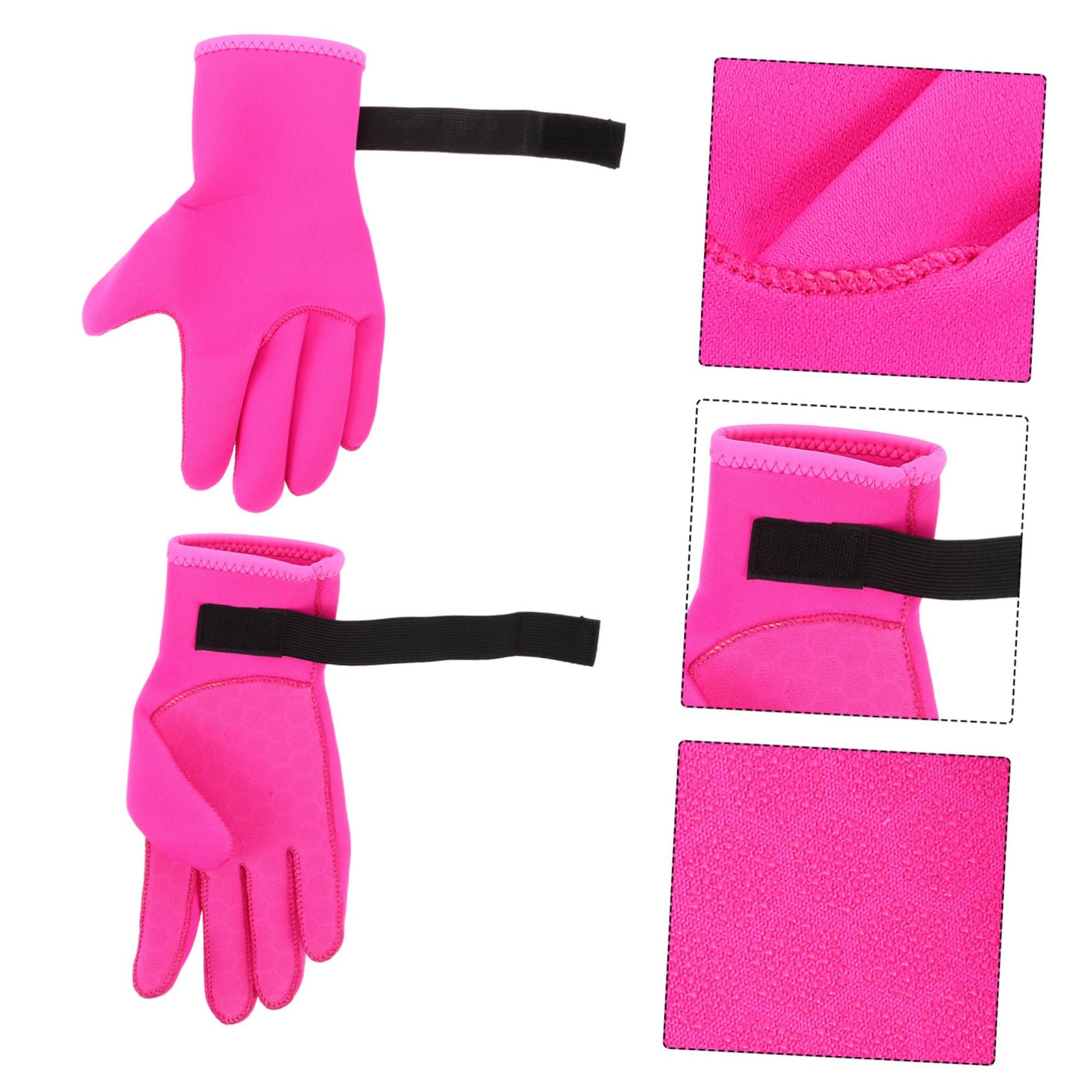 Guanti Da Sub in Neoprene Da Cinque Dita Senza Cuciture Per Immersioni Subacquee Snorkeling Surf e Protezione Dall Acqua Fredda