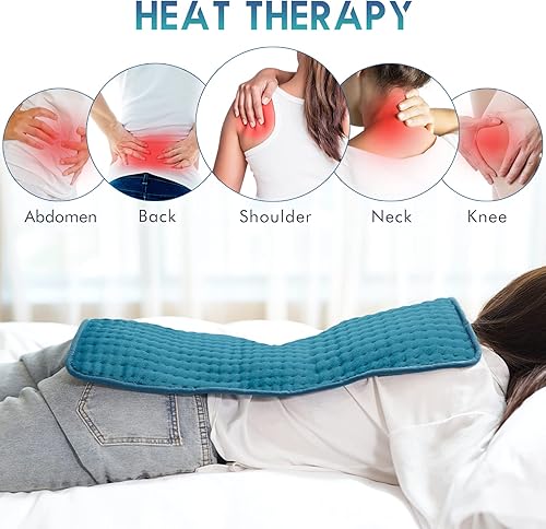 Vista 93 de DAILYLIFE Almohadilla térmica para aliviar el dolor de espalda, almohadillas térmicas eléctricas de 20 x 24 pulgadas para calambres, espalda