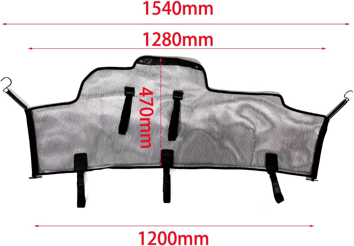 Rear Black Windscreen Mesh Fit For Can-Am Maverick X3 Max R 2017-2018 Models