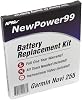 Battery Replacement Kit with Battery, Video Instructions and Tools for Garmin Nuvi 255