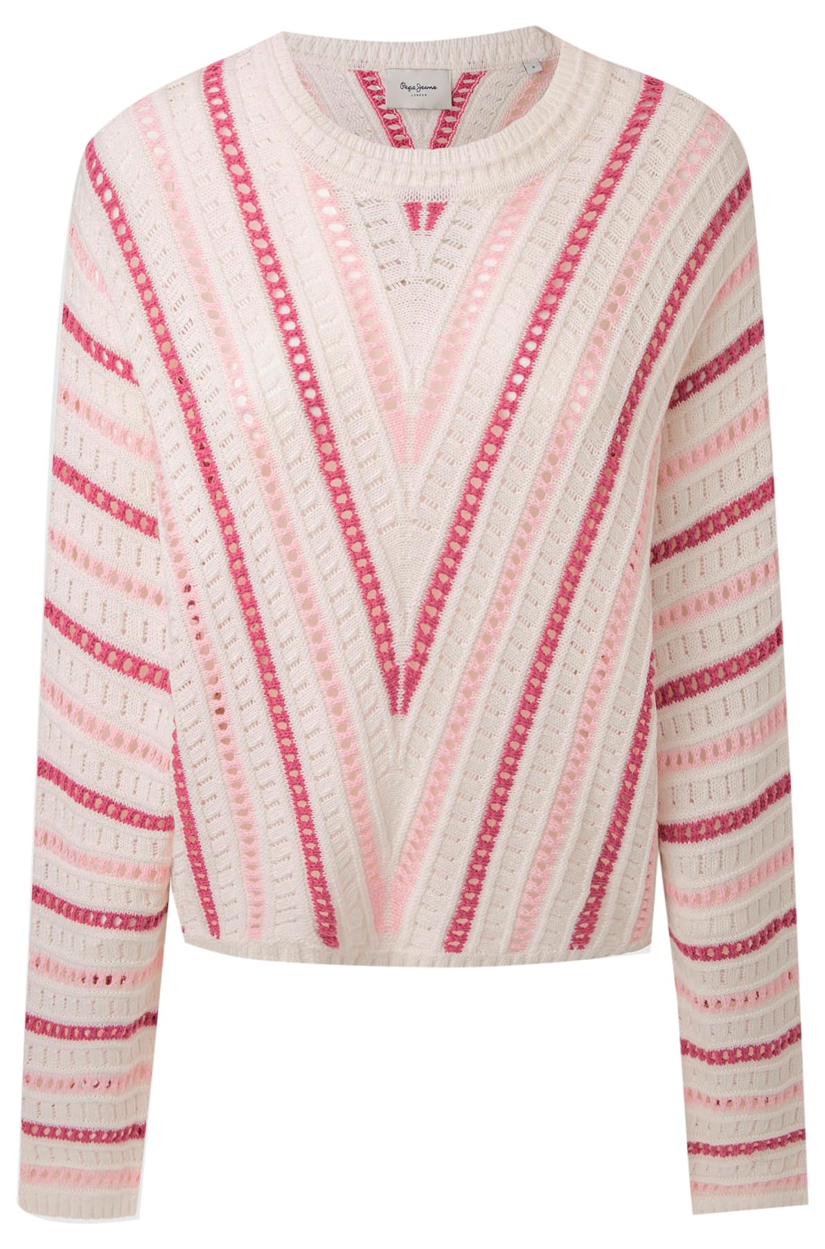 Pepe Jeans Women's Ginny Sweater, White (Mousse White), XL