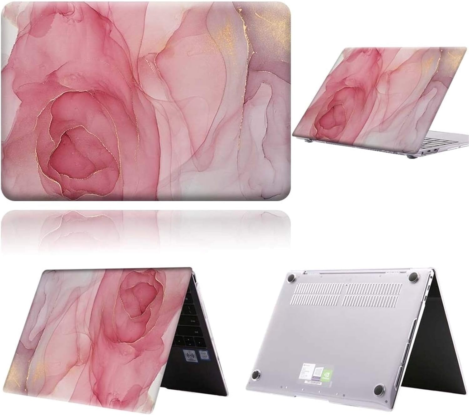 for Huawei MateBook D14/D15/13/14/ X Pro 13.9/ Honor MagicBook Pro 16.1 Dust-Proof Laptop Hard Case Cover (Color : A7, Size : MateBook D15)