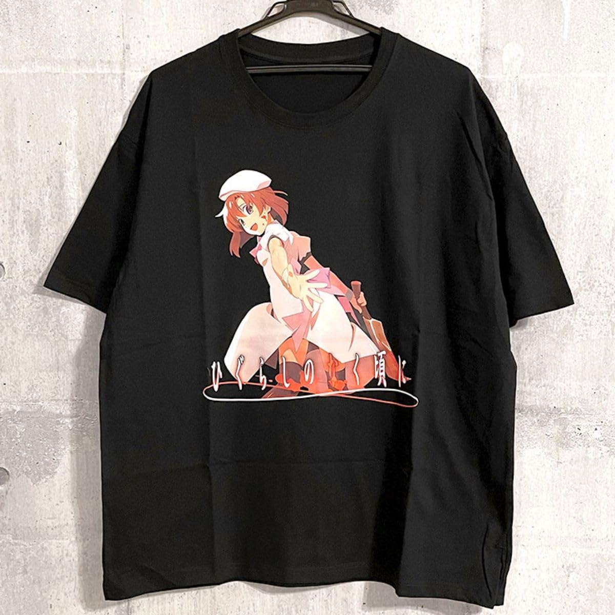 Amazon.co.jp: ひぐらしのなく頃に Tシャツ 漫画 アニメ 竜宮レナ エモ