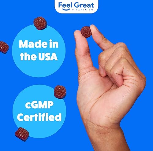 Vista 62 de Feel Great Vitamin Co - Gomitas de vitamina D para niños (suministro de 3 meses) Vitamina D3 para niños (1000 UI) Deliciosas gomitas