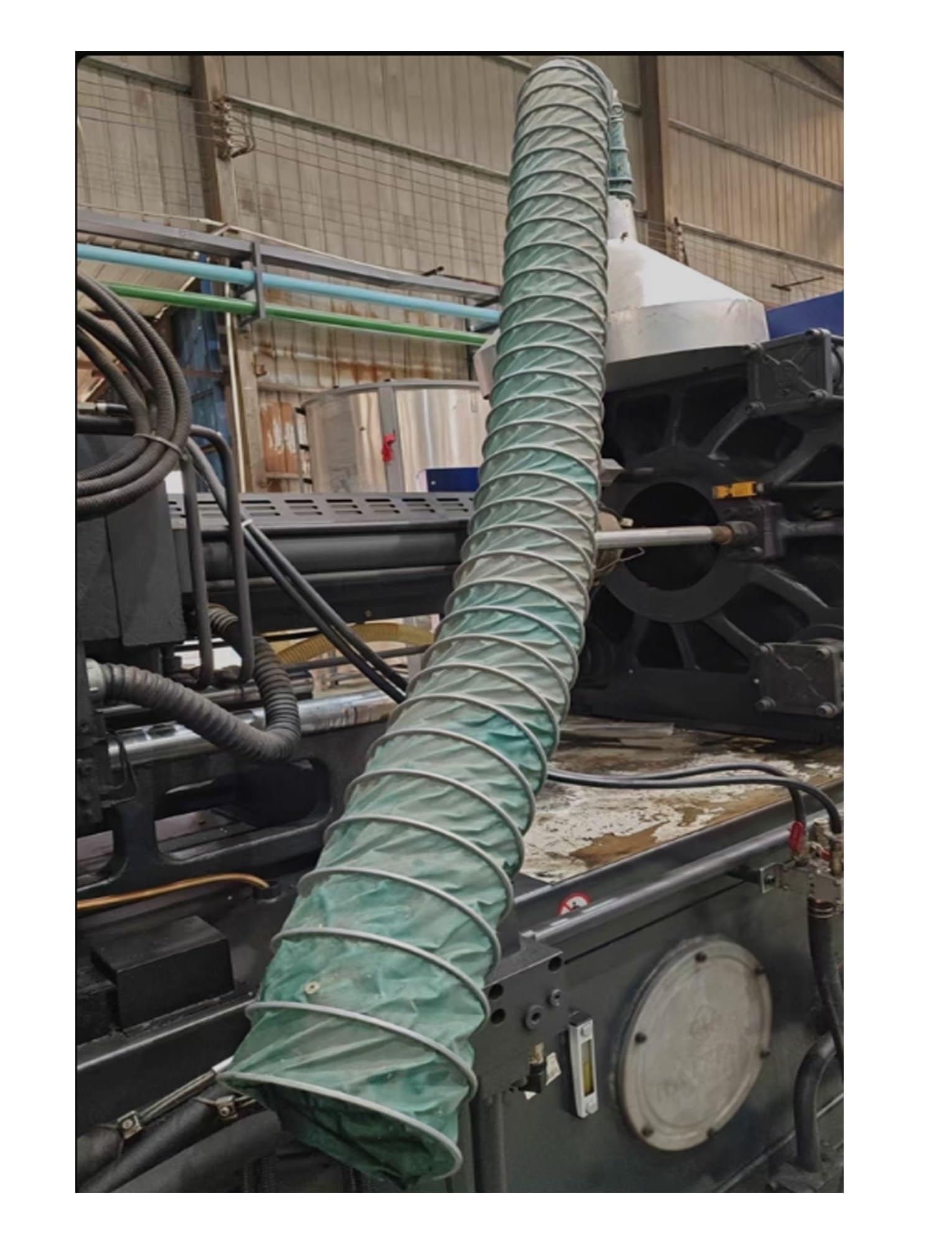 Tubo flessibile per condotto isolato resistente, ignifugo e resistente al calore, ventilazione industriale per HVAC, prese d'aria per essiccatori, ventilatori di scarico, riscaldamento/raffreddamento