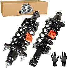 Upgraded Rear Strut Shock Assembly w/Coil Spring Compatible with Honda CR-V 2007-2011 2.4L 4WD AWD FWD Replace 1345688L 1345688R