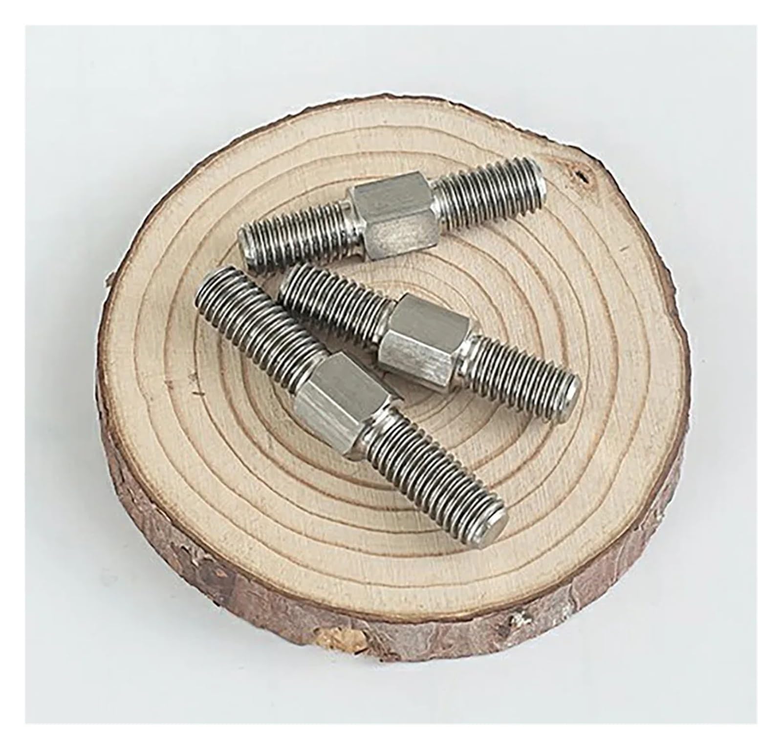 Tornillos de perno de doble extremo Varilla roscada, extremo de rosca izquierdo y derecho M8 Tornillo de pernos de barra positiva(M8x70mm 2pcs)