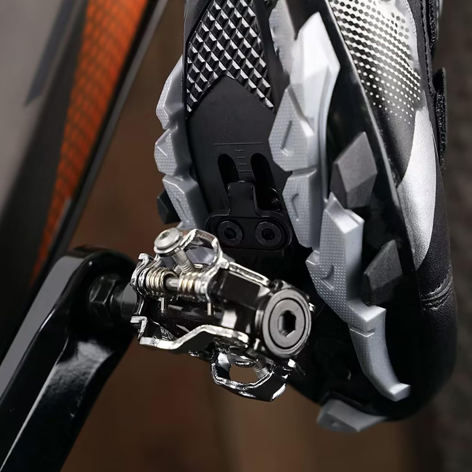 Set Tacchette Bici Da Corsa SPD - Acciaio Cromolibdeno, Compatibili Con Pedali MTB E Strada, Con Distanziali E Viti - Foto 4