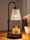 Innqoo Candle Warmer Lamp with Timer, Dimmable Candle Warmer for Jar Candles, Height Adjustable Wax Melts Warmer, Birthday Gifts for Women Mom, House Warming Gifts New Home Decor