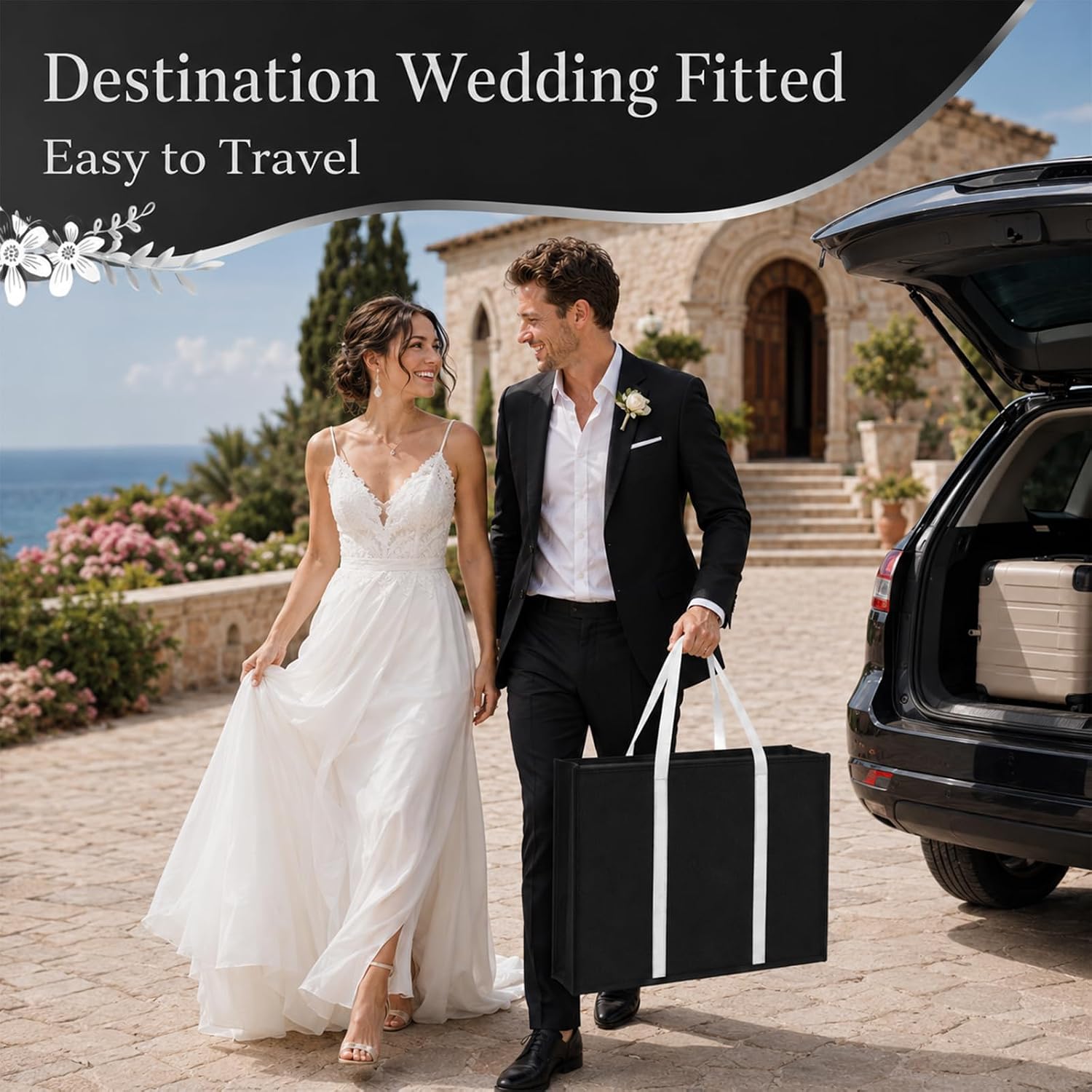 4 Pack Portable 71" Wedding Dress Garment Bag image 5