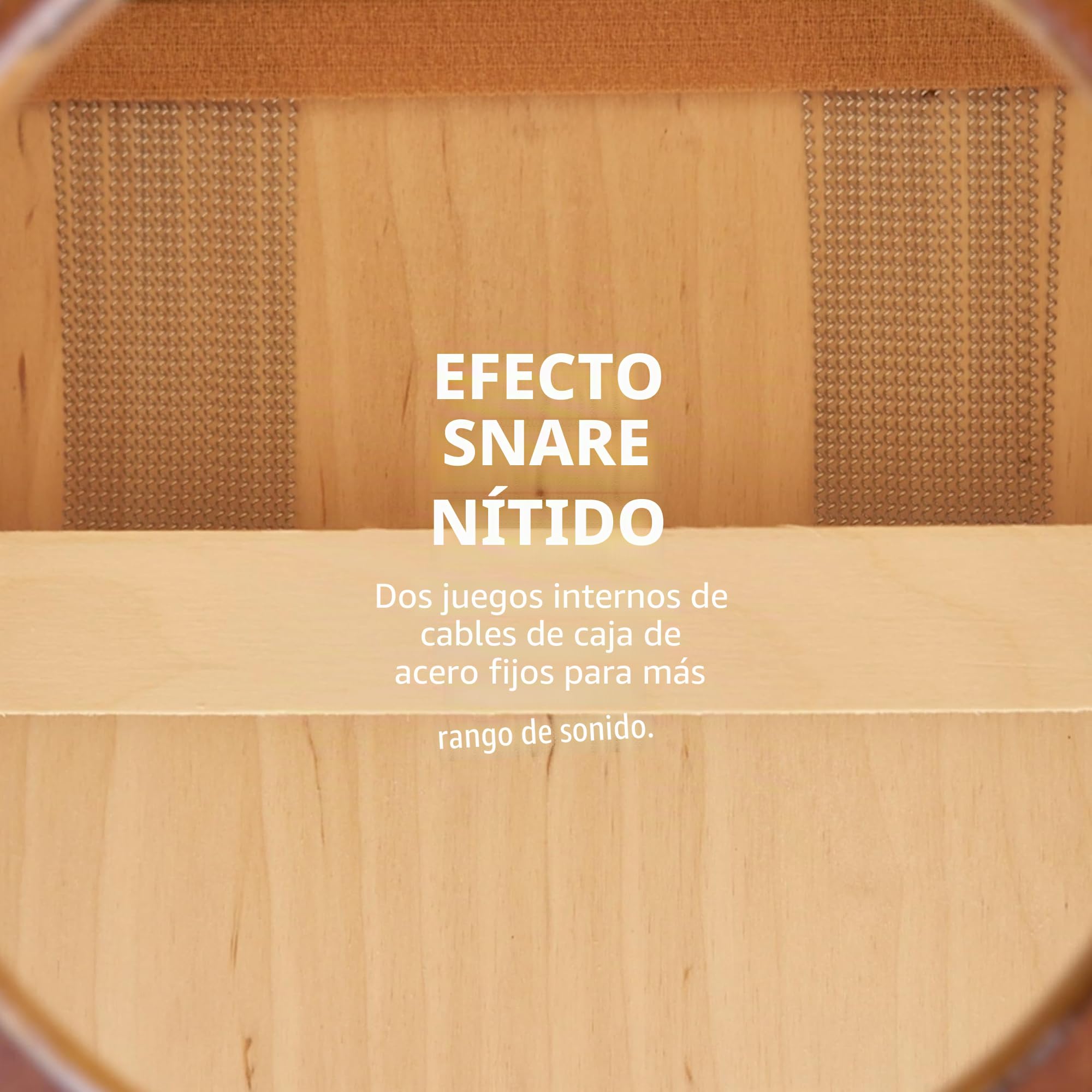 Meinl Percussion Snarecaft - Cajón de nieve para el cuerpo y el abedul báltico, SC100AB-B